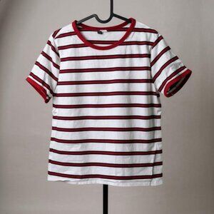 H&M Retro Striped Ringer Tee